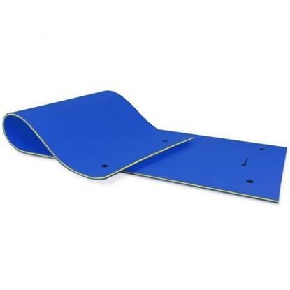 Picture of 3 Layer Water Pad Foam Mat-Blue - Color: Blue