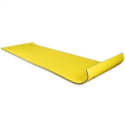 Picture of 3 Layer Floating Water Pad Foam Mat-Yellow - Color: Yellow