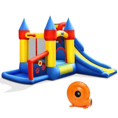 Picture of Inflatable Bounce House with Balls and 780W Blower