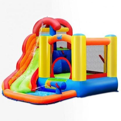 Picture of Inflatable Water Slide Bounce House with Pool and Cannon Without Blower