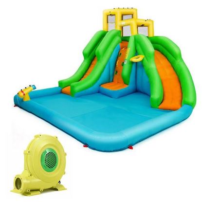 Picture of Kids Inflatable Water Park Bounce House with 480 W Blower