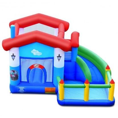 Picture of Kids Inflatable Bounce Slide Castle Ball Pit without Blower