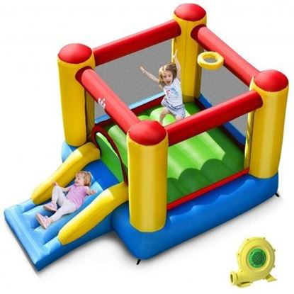 Picture of Kids Inflatable Bounce House with Slide