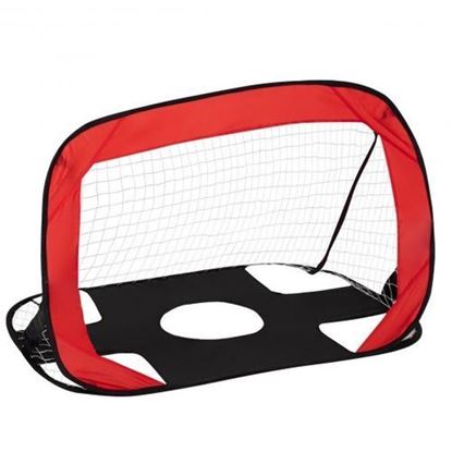 图片 2-in-1 Portable Pop up Kids Soccer Goal Net with Carry Bag