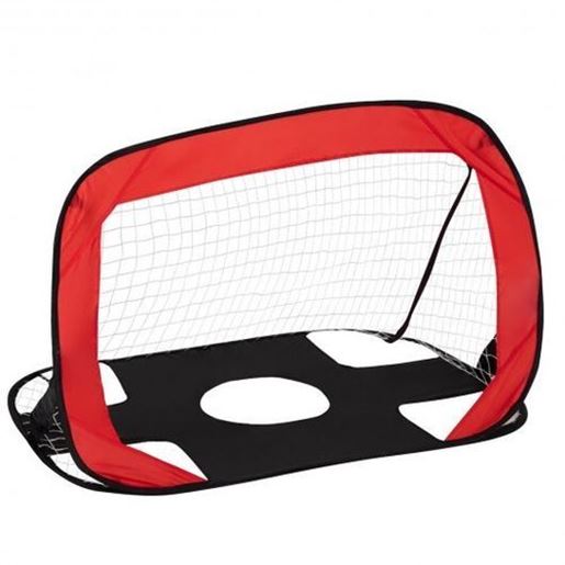 Image sur 2-in-1 Portable Pop up Kids Soccer Goal Net with Carry Bag