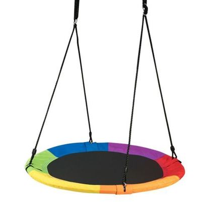 Image de 40" Flying Saucer Tree Swing Outdoor Play for Kids