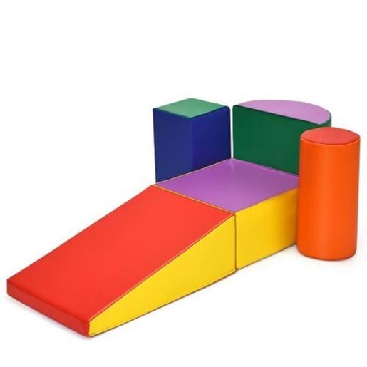 Picture of Crawl Climb Foam Shapes Playset Softzone Toy - Color: Multicolor