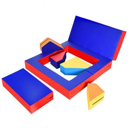 Picture of 4-in-1 Crawl Climb Foam Shapes Toddler Kids Playset - Color: Multicolor