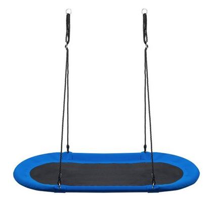 Picture of 60" Saucer Surf Outdoor Adjustable Swing Set-Blue+Black - Color: Blue