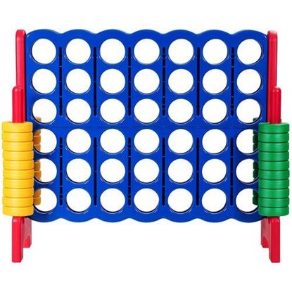 Foto de Jumbo 4-to-Score Giant Game Set with Storage Carrying Bag-Red - Color: Red