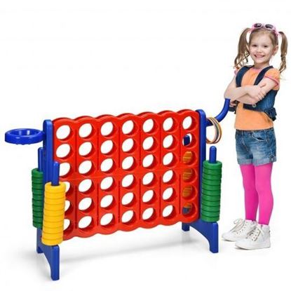 Picture of 2.5Ft 4-to-Score Giant Game Set-Blue - Color: Blue