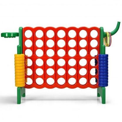 Image de 2.5Ft 4-to-Score Giant Game Set-Green - Color: Green