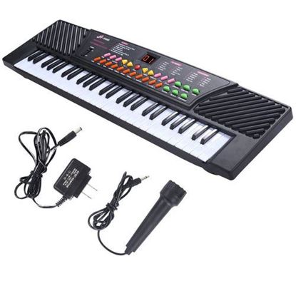 Picture of 54 Keys Kids Electronic Music Piano - Color: Black