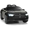 Picture of 12 V Remote Control Maserati Licensed Kids Ride on Car-Black - Color: Black