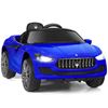 Picture of 12 V Remote Control Maserati Licensed Kids Ride on Car-Blue - Color: Blue