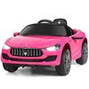 Picture of 12 V Remote Control Maserati Licensed Kids Ride on Car-Pink - Color: Pink