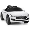 Picture of 12V Remote Control Maserati Licensed Kids Ride on Car-White - Color: White