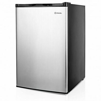 Picture of 3 Cubic Feet Compact Upright Freezer with Stainless Steel Door
