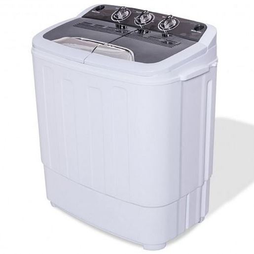 Picture of 8 Lbs Compact Mini Twin Tub Washing Spiner Machine for Home and Apartment