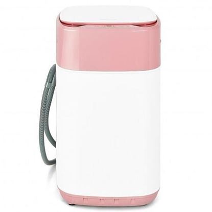 Picture of 8lbs Portable Fully Automatic Washing Machine with Drain Pump-Pink