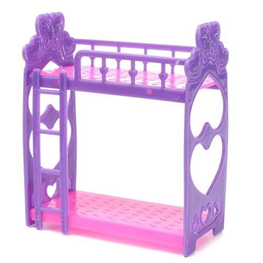 Picture of Miniature Double Bed Toy Furniture For Dollhouse Decoration