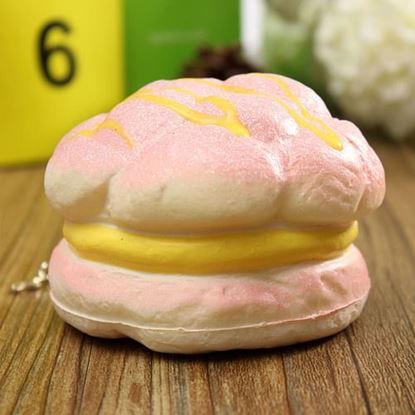 Picture of Squishy Cell Phone Charms Soft Cream Bread Bag Straps Hand Pillow