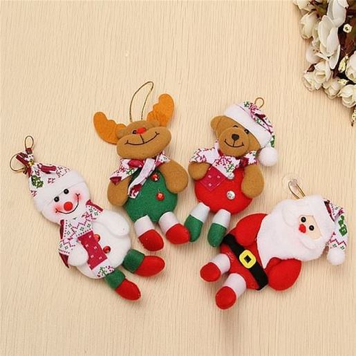 Picture of Snowman Bear Elk Ornament Christmas Classical Tree Decoration Home Decor