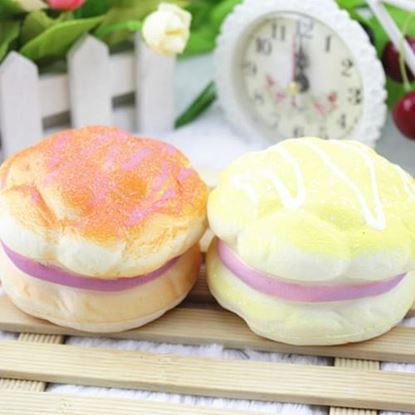 Picture of Random Color Squishy Soft 8CM Pineapple Bread Decoration Soft Toys