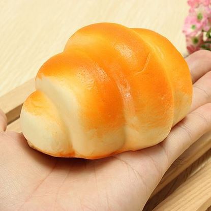 Picture of 8cm Squishy Simulation Bread Fun Toys Soft Decoration