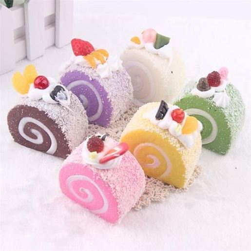 Picture of Sweet Squishy Simulation Cake Slow Rising Fun Toys Decoration