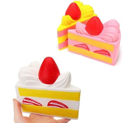 Picture of Squishy Fun Strawberry 15CM Cake Squishy Super Slow Rising Original Packaging Toy Collection