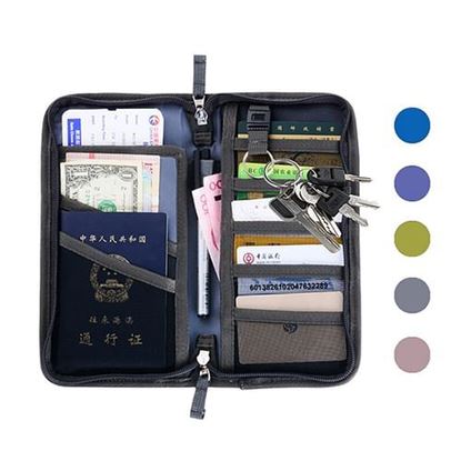 Image de Honana HN-PB6 Oxford Passport Holder 6 Colors Travel Wallet Credit Card Tickets Organizer