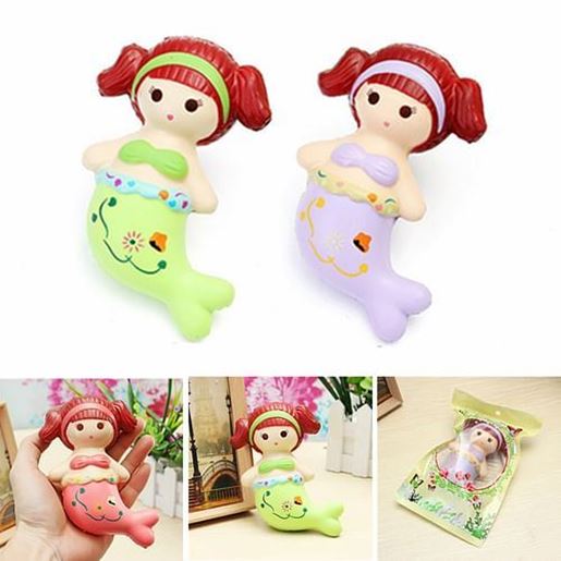 Picture of LeiLei Squishy Mermaid Slow Rising Original Packaging Soft Collection Gift Decor Toy