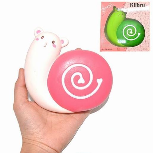 Picture of Kiibru Squishy Snail Jumbo 12cm Licensed Slow Rising Scented Original Packaging Collection Gift Decor Toy