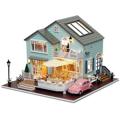 Picture of CuteRoom A-035-A Queens Town DIY Dollhouse Miniature Model With Light Music Collection Gift