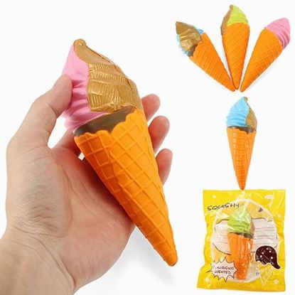 Изображение YunXin Squishy Ice Cream 18cm Slow Rising With Packaging Collection Gift Decor Soft Squeeze Toy