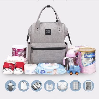 Picture of Vvcare BC-MB01 Large Capacity Diaper Nappy Mummy Bag Tote Maternity Baby Care Travel Backpack