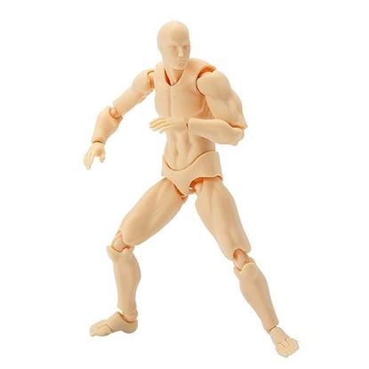 图片 14cm 2.0 Deluxe Edition PVC Action Figure Skin Color Nude Male Joint Figure Collections Gift Doll To