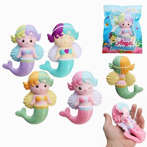 Picture of Oriker Squishy Angel Mermaid 16cm Soft Sweet Slow Rising Original Packaging Collection Gift Decor