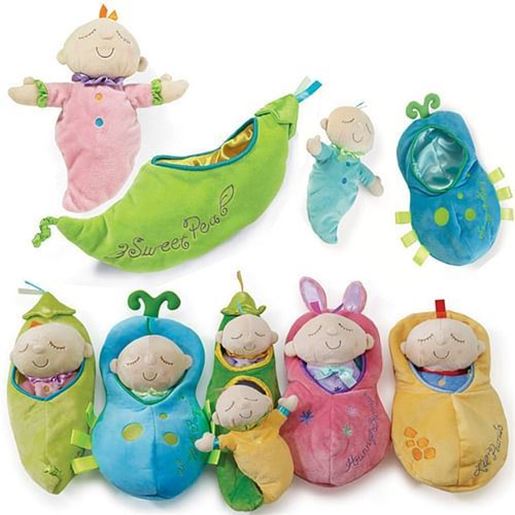 Picture of Newborn Bebe Cute Stuffed & Plush Toys kids Stuffed Pea Prince Doll Baby Sleeping Dolls