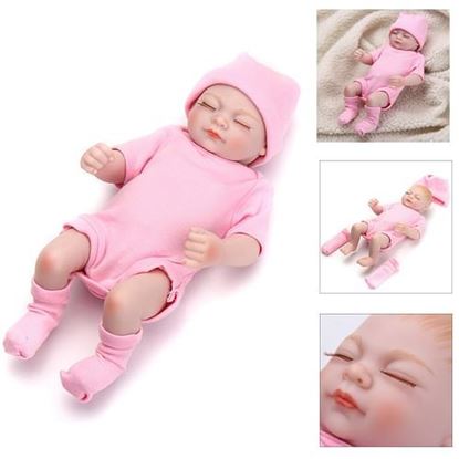 图片 28CM Baby Simulation Doll Soft Child Baby Doll Toy Kids Boy Girl Birthday Gift Emulated Dolls