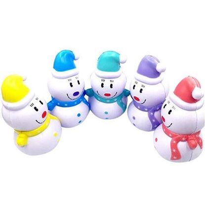 Picture of SWEETY Squishy Snowman Christmas Slow Rising Kawaii Squishy 12cm Scented Toys