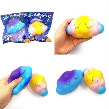 Picture of Starry Sky Colored Clouds Squishy Toy Kids Phone Straps Decor Slow Rising Soft Squeeze Accessories