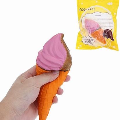 图片 18cm Squishy Ice Cream Slow Rising Toy with Sweet Scent With Original Package