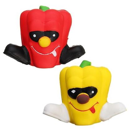 Picture of 8cm Squishy Pimento Chili Unicorn Slow Rising Pepper Squishy Kids Toy Gift Collection