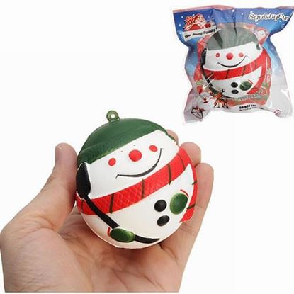 Picture of SquishyFun Squishy Snowman Christmas Santa Claus 7cm Slow Rising With Packaging Collection Gift