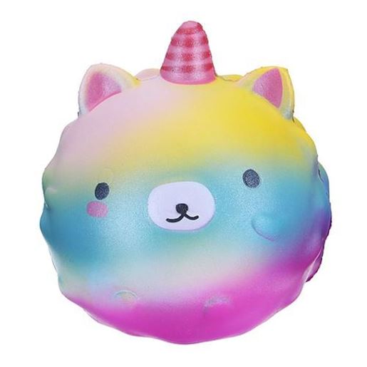 Picture of Soft Slow Rising Rainbow Squishy Unicorn Kawaii Phone Straps Pendant Kids Toy Gift