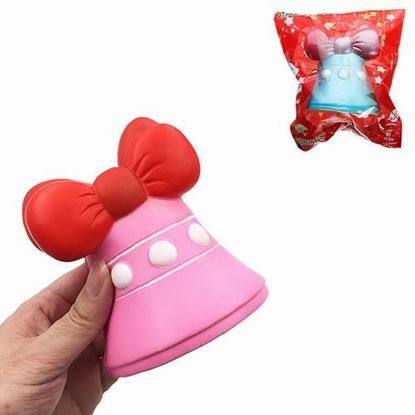 Picture of SquishyFun Jingle Bell Squishy Jumbo 12cm Christmas Gift Decor Collection Slow Rising With Packaging Toy