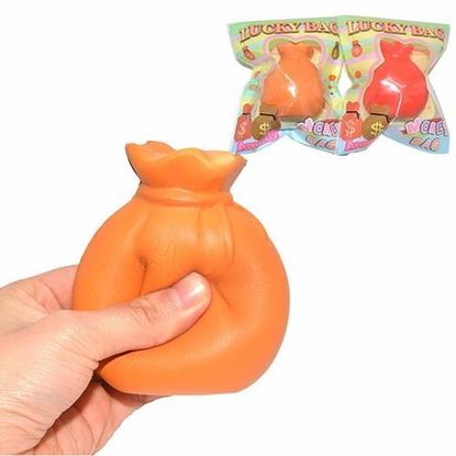 Picture of Areedy Squishy Fortune Money Lucky Bag New Year Gift 9cm Licensed Slow Rising Original Packaging Toy