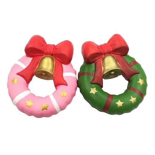 Picture of SquishyFun Christmas Jingle Bell Donut Squishy 13cm Gift Slow Rising Original Packaging Soft Decor Toy